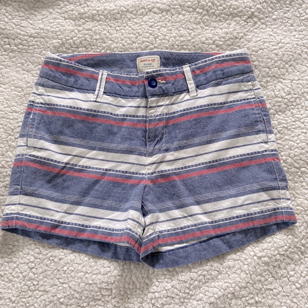 Gap Striped Cotton Shorts